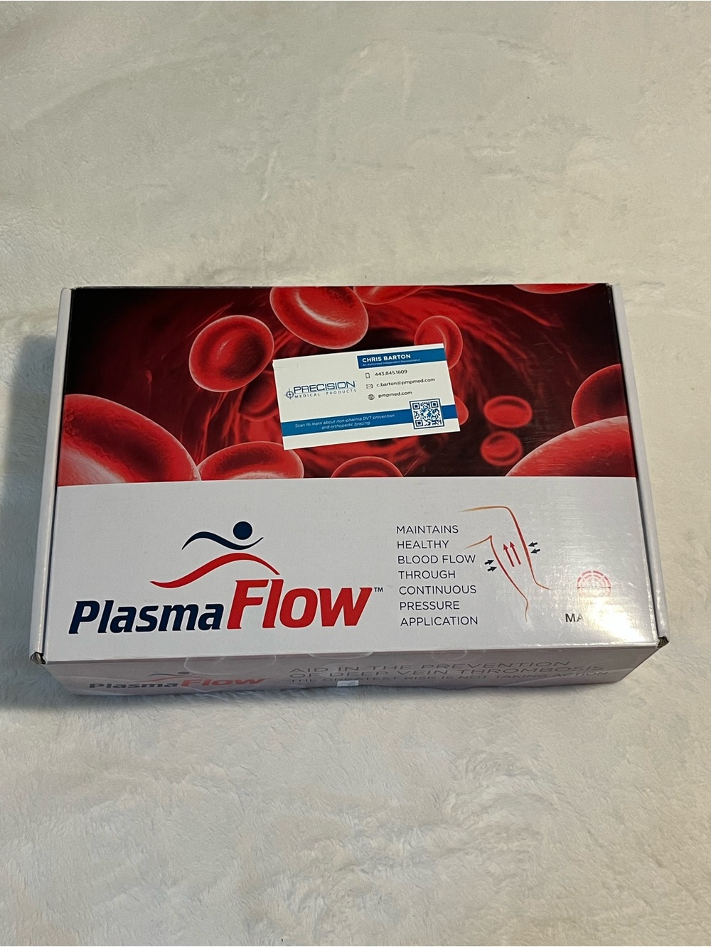 Plasma Flow Thrombosis DVT Prevention w/ Charger Leg Compression ManaMed